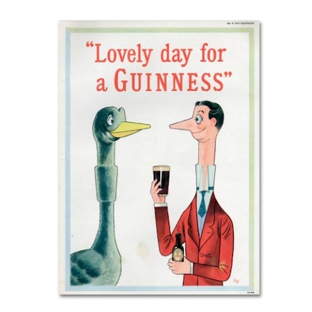 Guinness Brewery 'Lovely Day For A Guinness XIII' Canvas Art,18x24